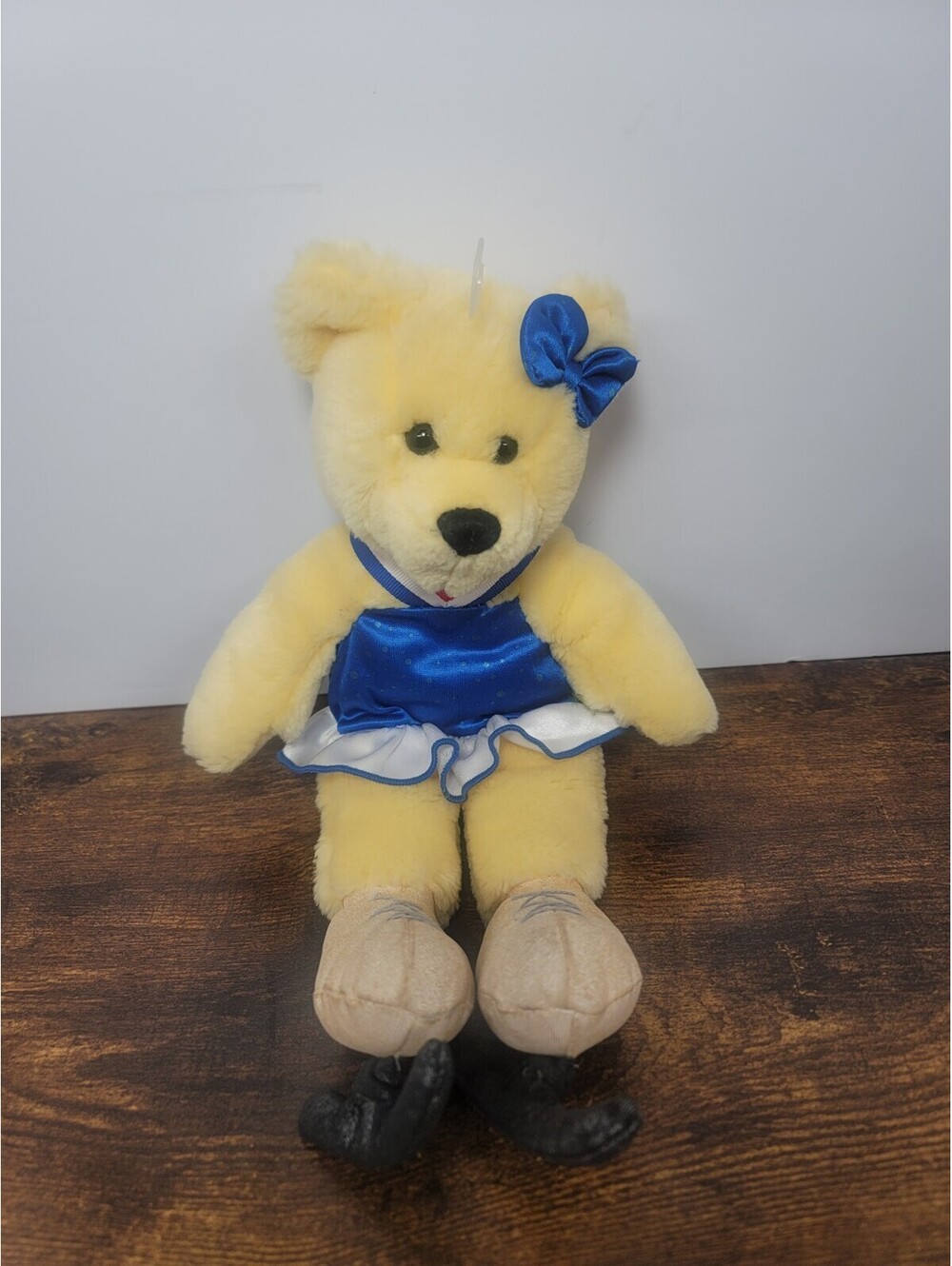 Hallmark Cards Inc. Winter Games Girl Figure Skating Stuffed Plush Bear 2002